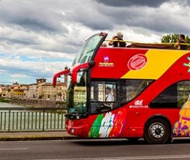 Florence in a Day: Walking Tour and City Sightseeing Bus