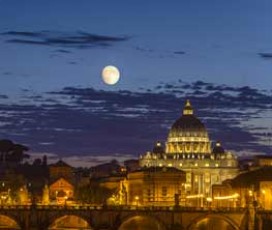 Visite nocturne de Rome avec dîner        