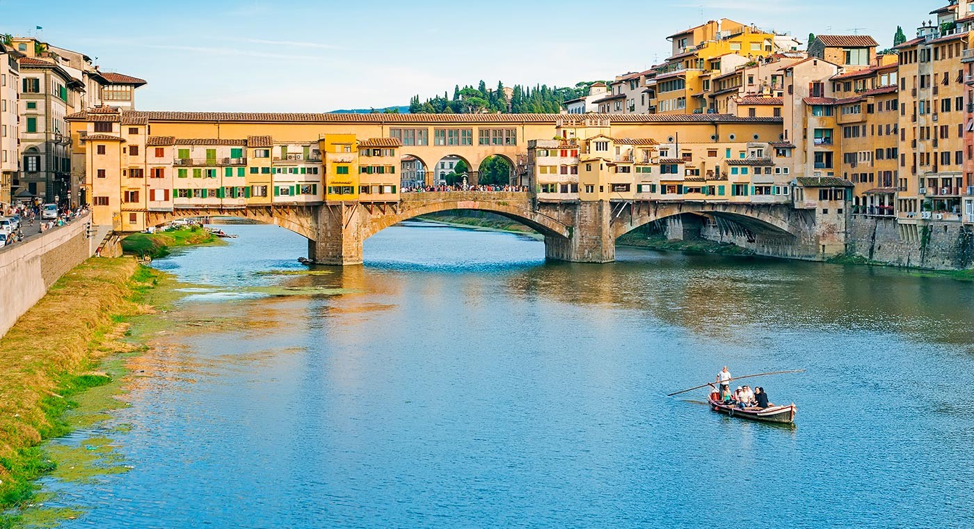Tour di Firenze in barca al Tramonto