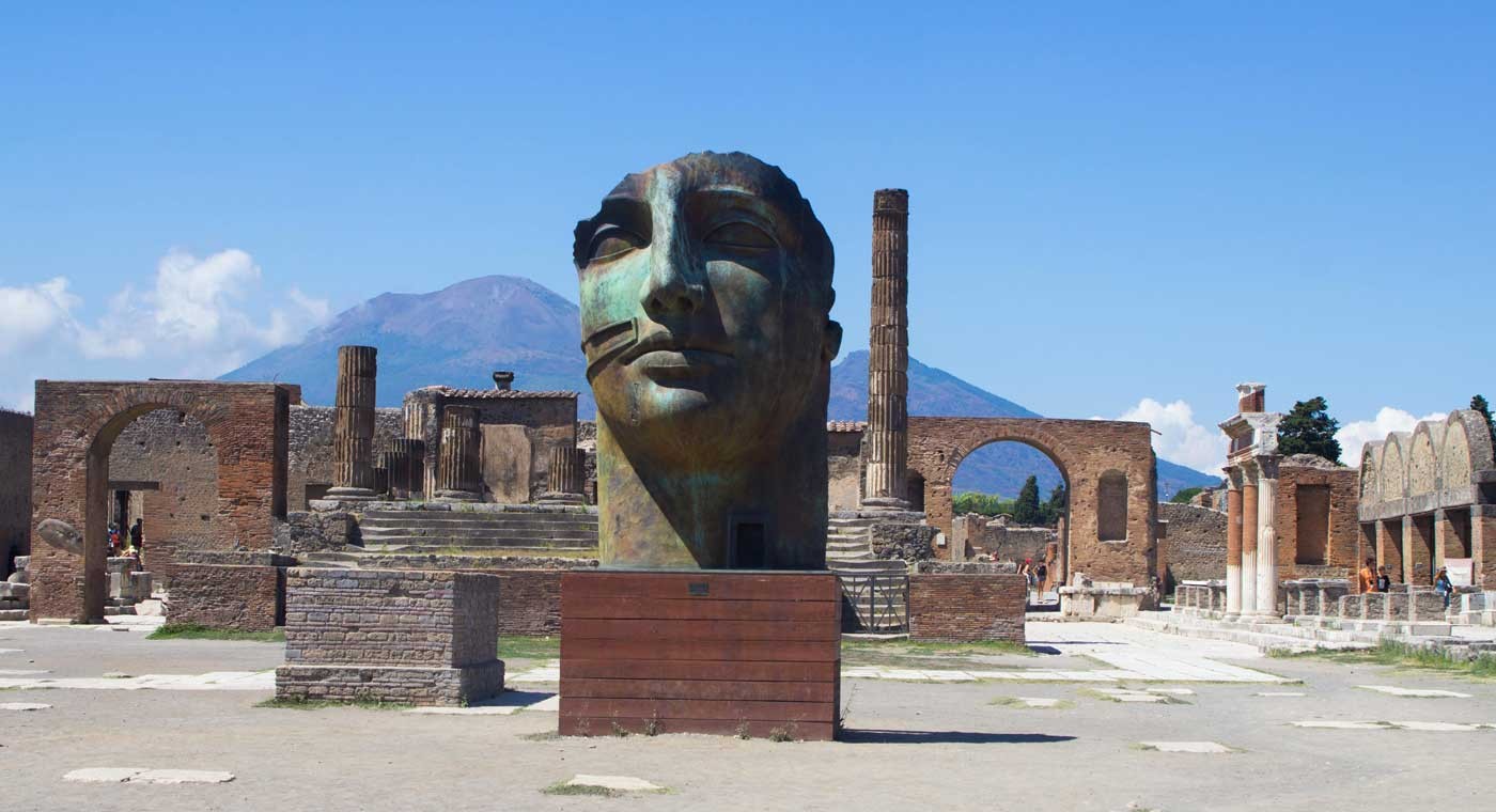 Pompeii and Herculaneum from Naples        