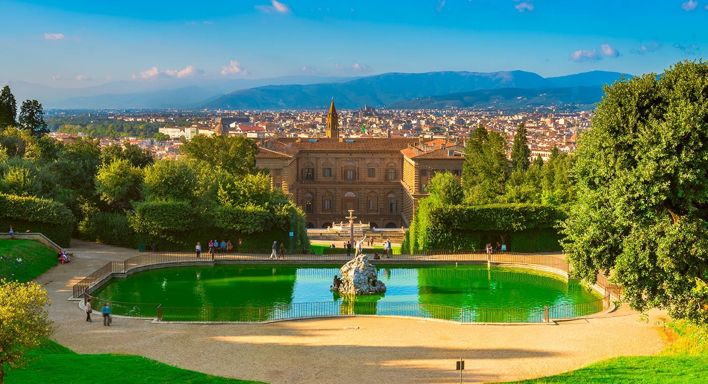 ボボリ庭園、バルディーニ庭園、磁器博物館サーキット