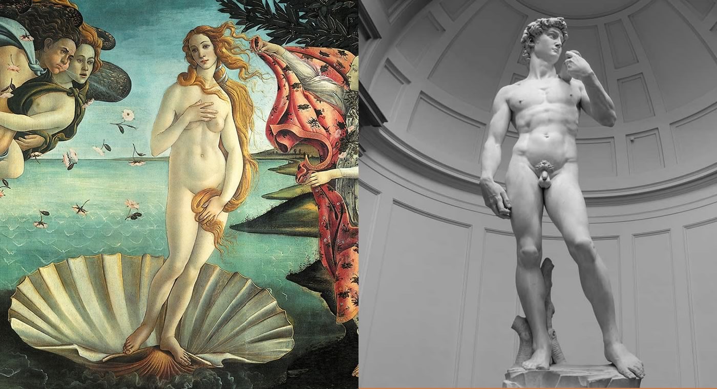 Combo Galleria Uffizi + Galleria Accademia アカデミア美術館+ウフィツィ