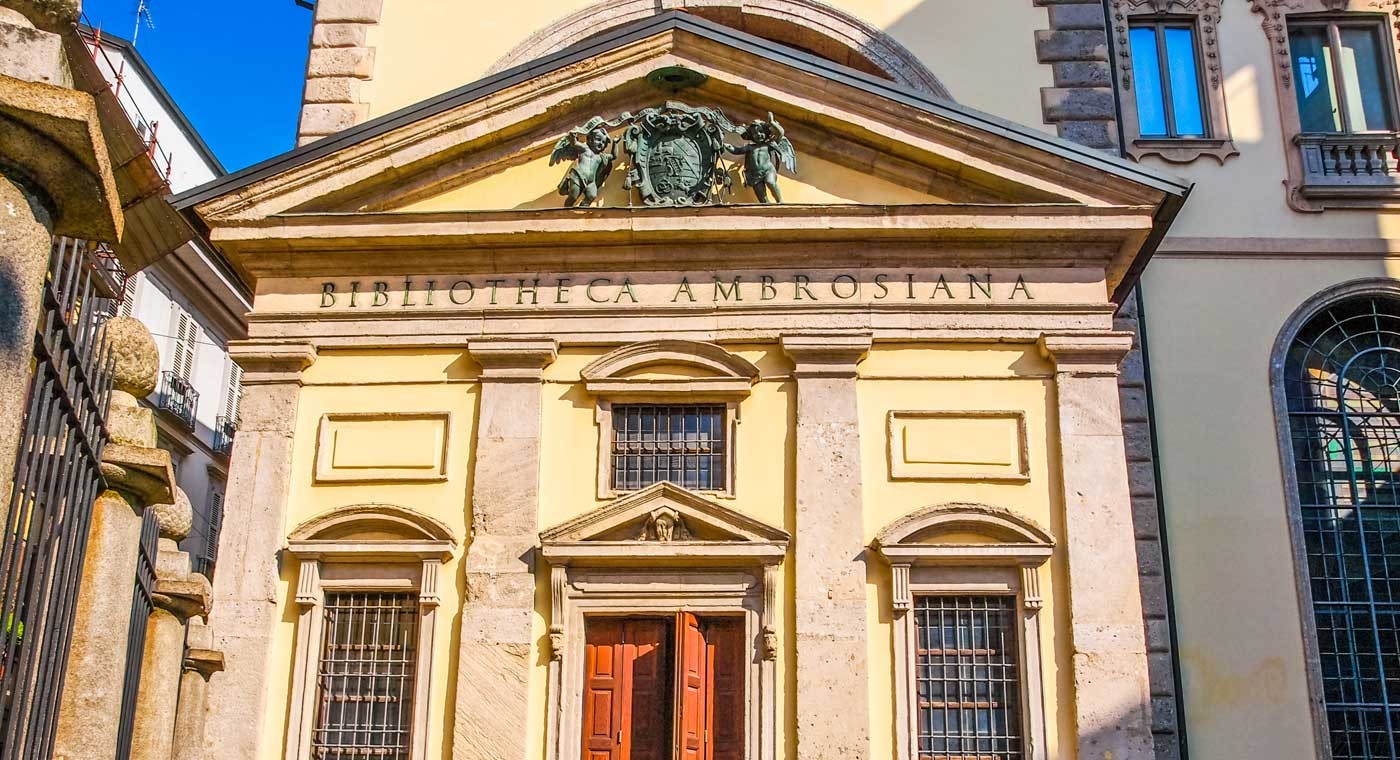 Visit to the Ambrosiana Library and the Art Gallery with the Atlantic Code drawings