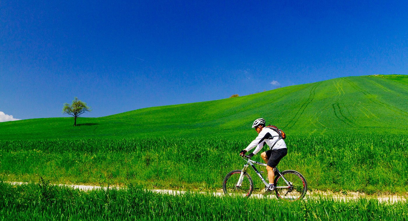 La Toscane en vélo: demi-journée