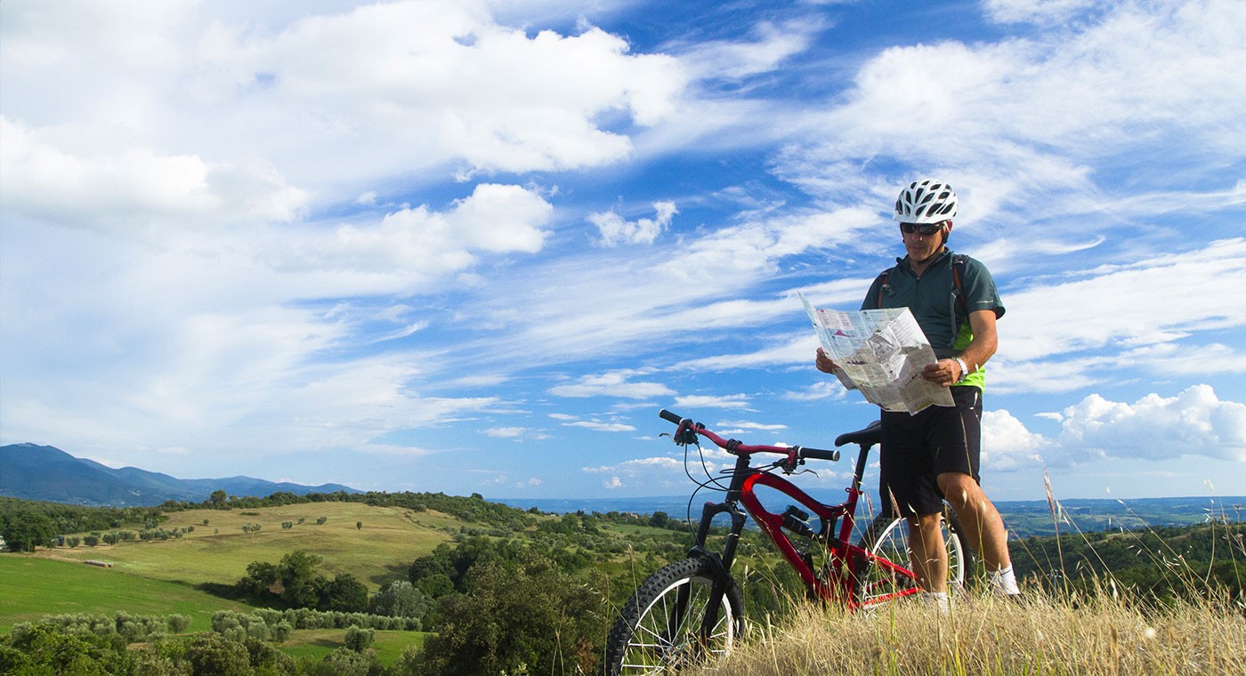 La Toscane en vélo: journée entière        