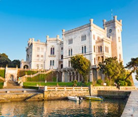 Miramare Castle in Trieste