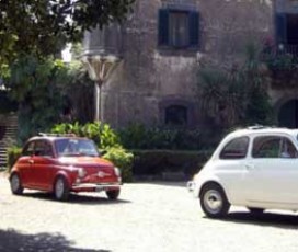 Im Fiat 500 auf den Spuren des Films Der Pate       