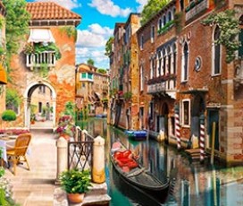Passeando a pé por Veneza