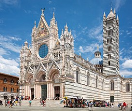 Cathédrale de Sienne et Bibliothèque Piccolomini