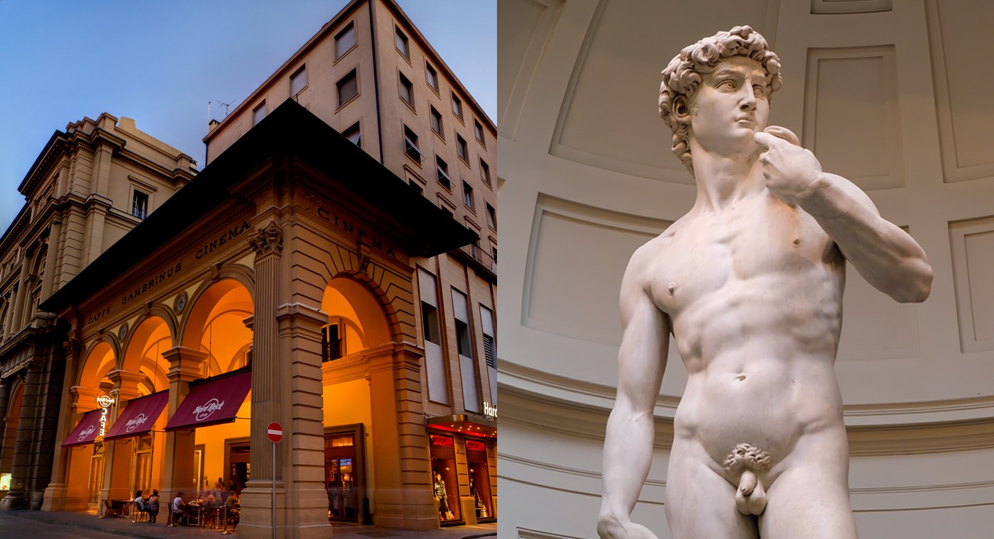 Combo Accademia Gallery + Hard Rock Cafe Silver Menu