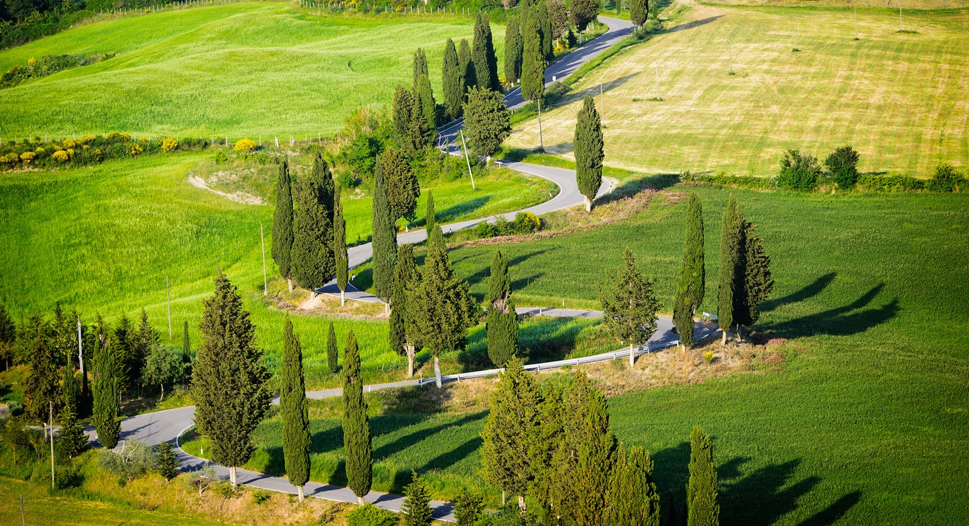 Les vins, le fromage et la beauté de la Val d'Orcia               