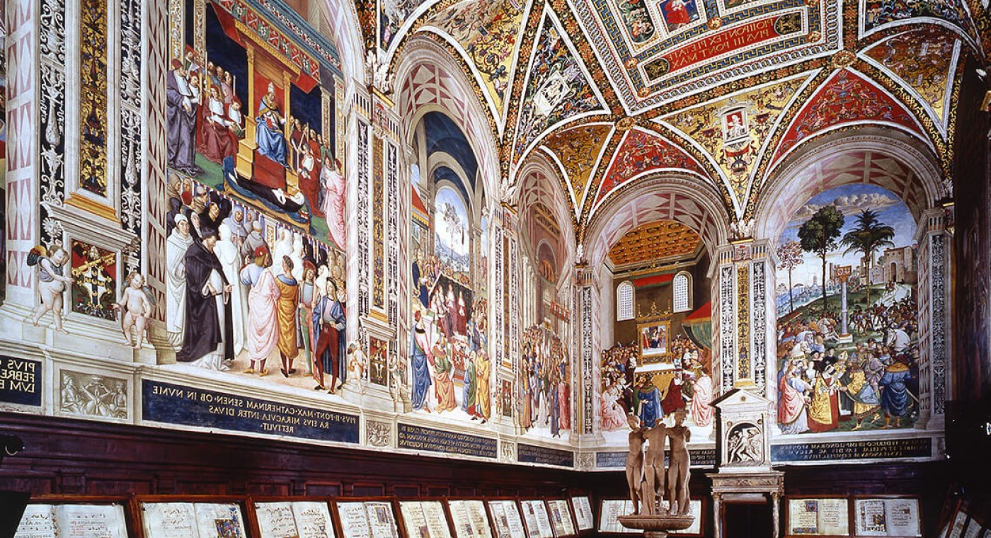 Acropolis PLUS Sienne: complexe de la cathédrale, Santa Maria della Scala, 'porte des cieux'